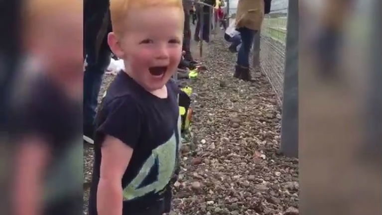 Little boy's reaction sums up how we all feel about motorcycles